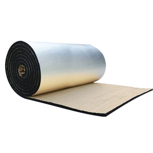 DäMmmatte Auto 1 Rolle 50 * 200 cm 5/10/15 mm Schallwärmeschutz Auto-Schalldämpfer Dämmunterlage Matte Auto-Schallschutz Trittschalldämmschaum(10MM) von LUOKEKE