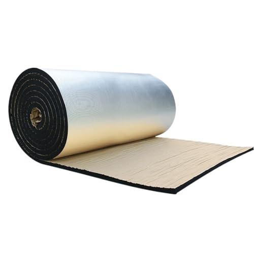 DäMmmatte Auto 1 Rolle 50 * 200 cm 5/10/15 mm Schallwärmeschutz Auto-Schalldämpfer Dämmunterlage Matte Auto-Schallschutz Trittschalldämmschaum(15MM) von LUOKEKE