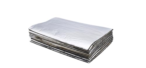 DäMmmatte Auto 10 Stück Auto-Schalldämmmatte, Material, Geräuschdämmung(50x30cm) von LUOKEKE