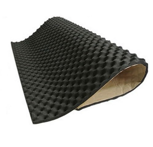 DäMmmatte Auto 20mm Auto Motorhaube Motor Firewall Wärme Matte Sound Deadener Lärm Beweis Isolierung Schaum Baumwolle aufkleber(50cmx50cmx2cm) von LUOKEKE