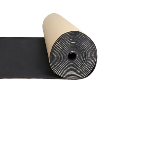 DäMmmatte Auto 3mm 5mm 8mm10mm Auto Wärmedämmung Pad Selbstklebende Schalldämpfung(3mm 100cmx100cm) von LUOKEKE