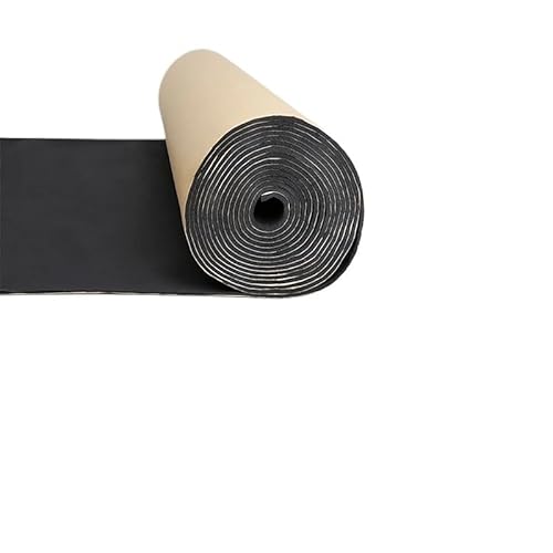 DäMmmatte Auto 3mm 5mm 8mm10mm Auto Wärmedämmung Pad Selbstklebende Schalldämpfung(5mm 60cmx100cm) von LUOKEKE