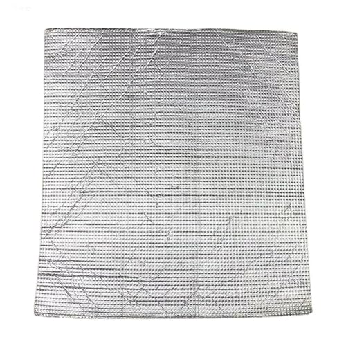 DäMmmatte Auto 50*50cm Aluminium Folie Baumwolle Auto Wärmedämmung Film Lkw Schalldämpfer Pad Feuer Schutz Schaum teil(1Pcs 6mmx50cmx50cm) von LUOKEKE