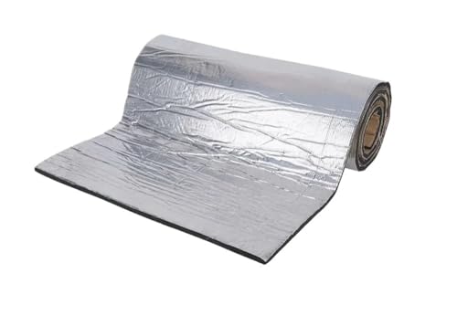 DäMmmatte Auto Auto-Isolierung, Wärmeschutz, Schallschutz, Wärmedämmmatte(Silve10mmx50x200cm) von LUOKEKE