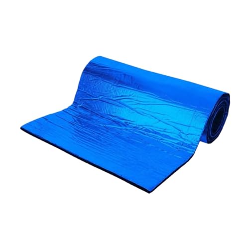DäMmmatte Auto Auto-Schalldämmmatte, 50 x 100 cm, selbstklebendes Geräuschdämmungskissen for Dach(Blue) von LUOKEKE