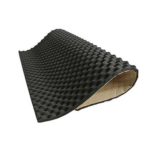 DäMmmatte Auto Auto Studio Sound Akustische Absorption Hitzebeständige Schalldämmung Welle Matte Baumwolle Schaum Deadener(50cmx50cmx2cm) von LUOKEKE