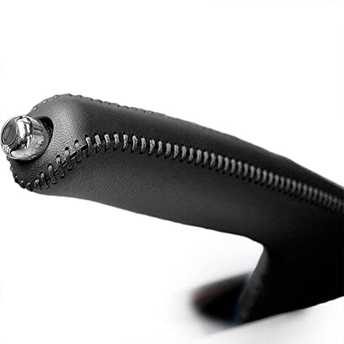 Handbremse SchutzhüLle Autohandbremsabdeckungen Fall Fit verwendet for Gebrauch for Toyota Blumenkrone Ex 2009-2013 Echtes Leder-Auto-Styling-Deckung Handbremse greift schwarz Handbremse Abdeckung(Noi von LUOKEKE