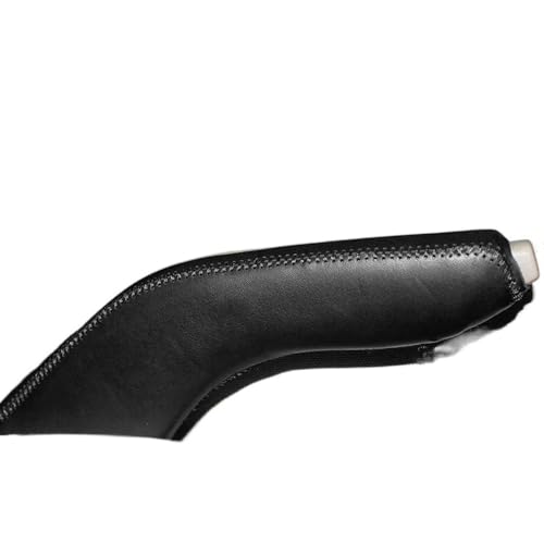 LUOKEKE Handbremse SchutzhüLle Autohandbremsabdeckungen Fall Fit verwendet for Gebrauch for Kia Rio 2005-2007 Automatische Handbremse greift echtes Lederschutz schwarz Handbremse Abdeckung(Noir) von LUOKEKE