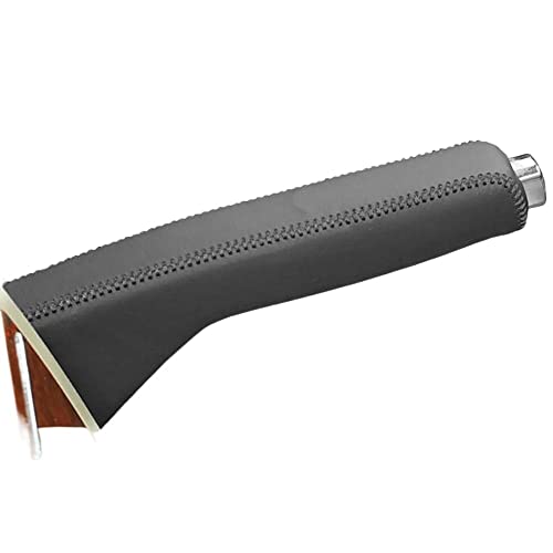 LUOKEKE Handbremse SchutzhüLle Autohandbremsabdeckungen Fall Fit verwendet for Gebrauch for VW Passat B5 Echtes Leder Autohandbremse Gripte Car-Styling-Abdeckung Handbremse Abdeckung(Noir) von LUOKEKE