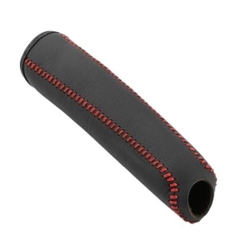 LUOKEKE Handbremse SchutzhüLle Universal Auto Leder Getriebe Handbremse Abdeckung Fit for Land Fit for Rover LR4 LR2 Fit for Evoque Fit for Discovery 2 Handbremse Abdeckung(Red) von LUOKEKE