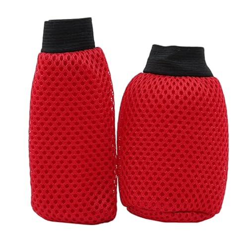 LUOKEKE Handbremse SchutzhüLle Verbesserte Universal Auto Manuelle Auto Getriebe Kopf Shift Shifter Knob Abdeckung Handbremse Abdeckungen Fall Schutz Zubehör Handbremse Abdeckung(Red) von LUOKEKE