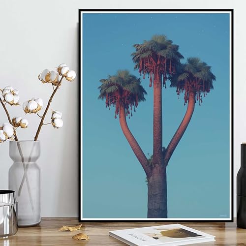 Diamond Painting Baum Diamond Painting XXL 90x120 cm, 5D Crystal Art Landschaft Muster DIY Runden Steine Vollbohrer Mosaik Bastelset Erwachsene für Zimmer Deko Wohnzimmer, Geschenke -ly25082MHXZ3 von LUOLYYEI