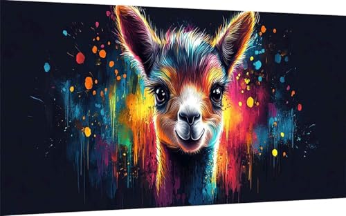 Diamond Painting Erwachsene, Diamond Painting Alpaka Crystal Art Tier Muster 5D DIY Diamant Malerei Cross Stitch Stickerei Basteln Erwachsene Set für Deko Wohnzimmer, Geschenke 40x80cm -ly25076F Diamond Painting Erwachsene, Diamond Painting Alpaka Crystal Art Tier Muster 5D DIY Diamant Malerei Cross Stitch Stickerei Basteln Erwachsene Set für Deko Wohnzimmer, Geschenke 40x80cm -ly25076F von LUOLYYEI