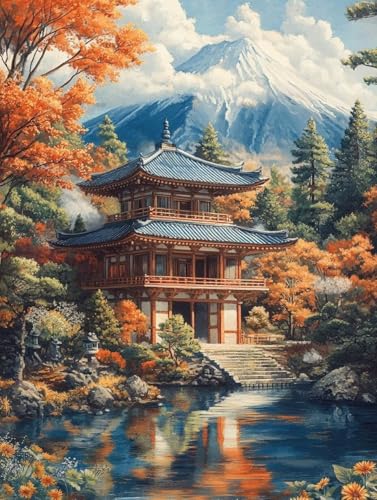 Diamond Painting Erwachsene, Diamond Painting Antike Gebäude Crystal Art Herbst Muster 5D DIY Diamant Malerei Cross Stitch Stickerei Basteln Erwachsene Set für Deko Wohnzimmer 40x50cm -ly250823S Diamond Painting Erwachsene, Diamond Painting Antike Gebäude Crystal Art Herbst Muster 5D DIY Diamant Malerei Cross Stitch Stickerei Basteln Erwachsene Set für Deko Wohnzimmer 40x50cm -ly250823S von LUOLYYEI
