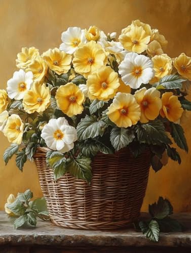 Diamond Painting Erwachsene, Diamond Painting Blume Crystal Art Pflanzen Muster 5D DIY Diamant Malerei Cross Stitch Stickerei Basteln Erwachsene Set für Deko Wohnzimmer, Geschenke 90x120 cm -ly25082IR von LUOLYYEI