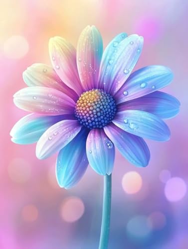 Diamond Painting Erwachsene, Diamond Painting Chrysantheme Crystal Art Blume Muster 5D DIY Diamant Malerei Cross Stitch Stickerei Basteln Erwachsene Set für Deko Wohnzimmer 60×80cm -ly25082LC6M7 von LUOLYYEI