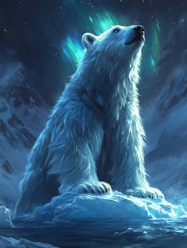 Diamond Painting Erwachsene, Diamond Painting Eisbären Crystal Art Aurora Muster 5D DIY Diamant Malerei Cross Stitch Stickerei Basteln Erwachsene Set für Deko Wohnzimmer 90x120 cm -ly250825A49E Diamond Painting Erwachsene, Diamond Painting Eisbären Crystal Art Aurora Muster 5D DIY Diamant Malerei Cross Stitch Stickerei Basteln Erwachsene Set für Deko Wohnzimmer 90x120 cm -ly250825A49E von LUOLYYEI
