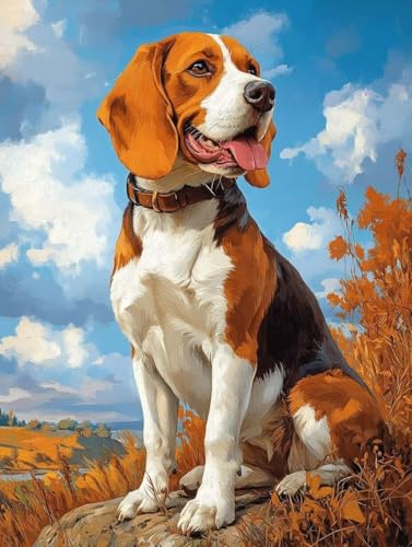 Diamond Painting Erwachsene, Diamond Painting Hund Crystal Art Tier Muster 5D DIY Diamant Malerei Cross Stitch Stickerei Basteln Erwachsene Set für Deko Wohnzimmer, Geschenke 90×120cm -ly250829R Diamond Painting Erwachsene, Diamond Painting Hund Crystal Art Tier Muster 5D DIY Diamant Malerei Cross Stitch Stickerei Basteln Erwachsene Set für Deko Wohnzimmer, Geschenke 90×120cm -ly250829R von LUOLYYEI