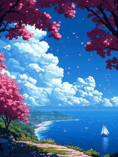 Diamond Painting Erwachsene, Diamond Painting Landschaft Crystal Art Meer Muster 5D DIY Diamant Malerei Cross Stitch Stickerei Basteln Erwachsene Set für Deko Wohnzimmer, Geschenke 40×50cm -ly250826W Diamond Painting Erwachsene, Diamond Painting Landschaft Crystal Art Meer Muster 5D DIY Diamant Malerei Cross Stitch Stickerei Basteln Erwachsene Set für Deko Wohnzimmer, Geschenke 40×50cm -ly250826W von LUOLYYEI