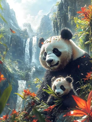 Diamond Painting Erwachsene, Diamond Painting Panda Crystal Art Landschaft Muster 5D DIY Diamant Malerei Cross Stitch Stickerei Basteln Erwachsene Set für Deko Wohnzimmer, Geschenke 60×80cm -ly2508224 Diamond Painting Erwachsene, Diamond Painting Panda Crystal Art Landschaft Muster 5D DIY Diamant Malerei Cross Stitch Stickerei Basteln Erwachsene Set für Deko Wohnzimmer, Geschenke 60×80cm -ly2508224 von LUOLYYEI