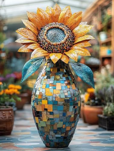 Diamond Painting Erwachsene, Diamond Painting Sonnenblume Crystal Art Vase Muster 5D DIY Diamant Malerei Cross Stitch Stickerei Basteln Erwachsene Set für Deko Wohnzimmer, Geschenke 60×80cm -ly25082M5 Diamond Painting Erwachsene, Diamond Painting Sonnenblume Crystal Art Vase Muster 5D DIY Diamant Malerei Cross Stitch Stickerei Basteln Erwachsene Set für Deko Wohnzimmer, Geschenke 60×80cm -ly25082M5 von LUOLYYEI
