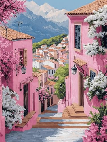 Diamond Painting Erwachsene, Diamond Painting Stadt Crystal Art Blume Muster 5D DIY Diamant Malerei Cross Stitch Stickerei Basteln Erwachsene Set für Deko Wohnzimmer, Geschenke 60×80cm -ly25082KR Diamond Painting Erwachsene, Diamond Painting Stadt Crystal Art Blume Muster 5D DIY Diamant Malerei Cross Stitch Stickerei Basteln Erwachsene Set für Deko Wohnzimmer, Geschenke 60×80cm -ly25082KR von LUOLYYEI