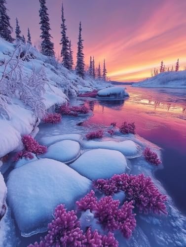 Diamond Painting Erwachsene, Diamond Painting Winter Crystal Art Natur Muster 5D DIY Diamant Malerei Cross Stitch Stickerei Basteln Erwachsene Set für Deko Wohnzimmer, Geschenke 40x50 cm -ly25082V9 Diamond Painting Erwachsene, Diamond Painting Winter Crystal Art Natur Muster 5D DIY Diamant Malerei Cross Stitch Stickerei Basteln Erwachsene Set für Deko Wohnzimmer, Geschenke 40x50 cm -ly25082V9 von LUOLYYEI