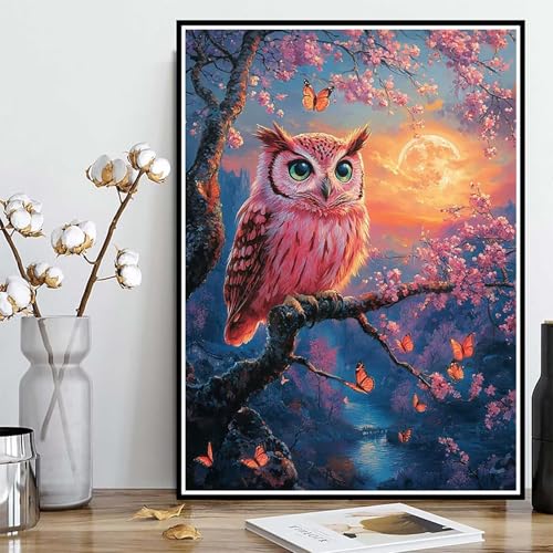 Diamond Painting Eule Diamond Painting XXL 50x70 cm, 5D Crystal Art Blume Muster DIY Runden Steine Vollbohrer Mosaik Bastelset Erwachsene für Zimmer Deko Wohnzimmer, Geschenke für Frauen -ly25082S0 Diamond Painting Eule Diamond Painting XXL 50x70 cm, 5D Crystal Art Blume Muster DIY Runden Steine Vollbohrer Mosaik Bastelset Erwachsene für Zimmer Deko Wohnzimmer, Geschenke für Frauen -ly25082S0 von LUOLYYEI