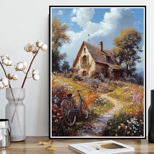 Diamond Painting Häuser Diamond Painting XXL 90x120 cm, 5D Crystal Art Landschaft Muster DIY Runden Steine Vollbohrer Mosaik Bastelset Erwachsene für Zimmer Deko Wohnzimmer, Geschenke -ly250822N Diamond Painting Häuser Diamond Painting XXL 90x120 cm, 5D Crystal Art Landschaft Muster DIY Runden Steine Vollbohrer Mosaik Bastelset Erwachsene für Zimmer Deko Wohnzimmer, Geschenke -ly250822N von LUOLYYEI