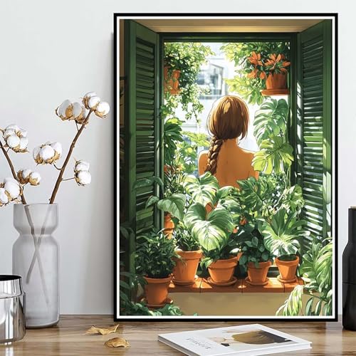 Diamond Painting Pflanzen Diamond Painting XXL 100x135cm, 5D Crystal Art Landschaft Muster DIY Runden Steine Vollbohrer Mosaik Bastelset Erwachsene für Zimmer Deko Wohnzimmer, Geschenke -ly250821H Diamond Painting Pflanzen Diamond Painting XXL 100x135cm, 5D Crystal Art Landschaft Muster DIY Runden Steine Vollbohrer Mosaik Bastelset Erwachsene für Zimmer Deko Wohnzimmer, Geschenke -ly250821H von LUOLYYEI