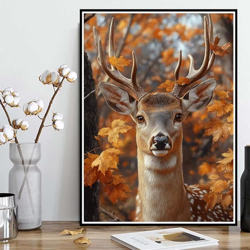 Diamond Painting Reh Diamond Painting XXL 30×40cm, 5D Crystal Art Herbst Muster DIY Runden Steine Vollbohrer Mosaik Bastelset Erwachsene für Zimmer Deko Wohnzimmer, Geschenke für Frauen -ly250820T Diamond Painting Reh Diamond Painting XXL 30×40cm, 5D Crystal Art Herbst Muster DIY Runden Steine Vollbohrer Mosaik Bastelset Erwachsene für Zimmer Deko Wohnzimmer, Geschenke für Frauen -ly250820T von LUOLYYEI