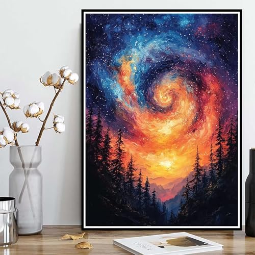 Diamond Painting Sternenhimmel Diamond Painting XXL 30x40cm, 5D Crystal Art Aurora Muster DIY Runden Steine Vollbohrer Mosaik Bastelset Erwachsene für Zimmer Deko Wohnzimmer, Geschenke -ly25082C1 Diamond Painting Sternenhimmel Diamond Painting XXL 30x40cm, 5D Crystal Art Aurora Muster DIY Runden Steine Vollbohrer Mosaik Bastelset Erwachsene für Zimmer Deko Wohnzimmer, Geschenke -ly25082C1 von LUOLYYEI