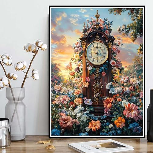 Diamond Painting Uhren Diamond Painting XXL 60x80 cm, 5D Crystal Art Blume Muster DIY Runden Steine Vollbohrer Mosaik Bastelset Erwachsene für Zimmer Deko Wohnzimmer, Geschenke für Frauen -ly25082O3 Diamond Painting Uhren Diamond Painting XXL 60x80 cm, 5D Crystal Art Blume Muster DIY Runden Steine Vollbohrer Mosaik Bastelset Erwachsene für Zimmer Deko Wohnzimmer, Geschenke für Frauen -ly25082O3 von LUOLYYEI