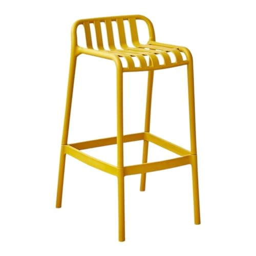 Bar StüHle Leichter, Luxuriöser Hoher Kleiner Stuhl Aus Kunststoff For Die Wohnung, Zuhause, Barstuhl, Designer-Hochstuhl, Einfacher Hochhocker For Den Außenbereich Bar Chair ( Color : G , Size : A ) von LUOQIANDEBB