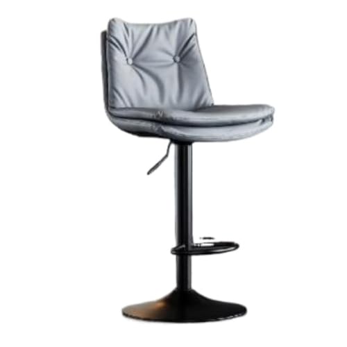 LUOQIANDEBB Bar StüHle Barstuhl, Modern, Einfach, Hebend, Leicht, Luxuriös, for Zuhause, Hoher Hocker, Barhocker, Kassiererstuhl, Rückenlehne, Barhocker Bar Chair (Color : Blue, Size : A) von LUOQIANDEBB