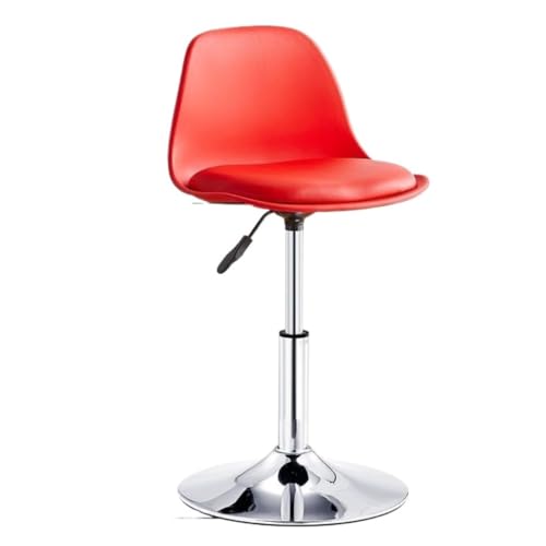 LUOQIANDEBB Bar StüHle Barstuhl, Moderner, Minimalistischer Barstuhl, Kassierer, Rezeption, Hebestuhl, Heimstuhl, Hoher Hocker, Barhocker Bar Chair (Color : Red, Size : A) von LUOQIANDEBB