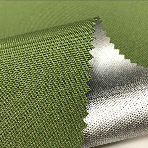 LUOSFUH Flammhemmendes Gewebe Brandschutzunterlage Matte 600D elastischer Draht-Ochsenstoff beschichtetes Silber feuerfestes wasserdichtes Zelt-Gewebe Grillmatte Kamin Stoff (Grün, 200cm x 150cm) LUOSFUH Flammhemmendes Gewebe Brandschutzunterlage Matte 600D elastischer Draht-Ochsenstoff beschichtetes Silber feuerfestes wasserdichtes Zelt-Gewebe Grillmatte Kamin Stoff (Grün, 200cm x 150cm) von LUOSFUH