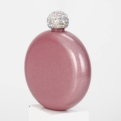 LUOSHUAI Flachmann 140ml Hüftflasche Edelstahl Hochzeitsfeiergeschenk Brautjungfernflasche Bachelorett Flachmann Edelstahl (Color : Pink) von LUOSHUAI