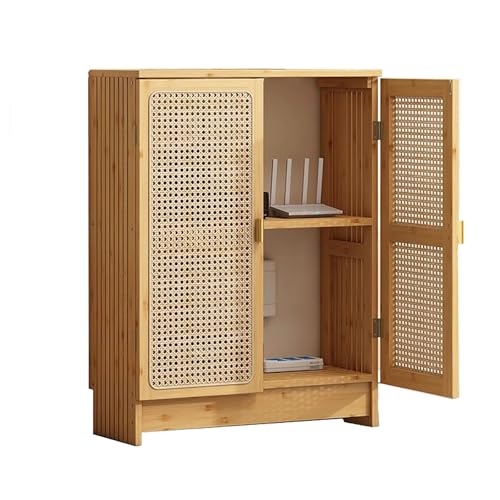 KARFER WiFi-Router-Aufbewahrungsschrank, Router-Aufbewahrungsschrank mit Schubladen, Steckdosenleisten-Kabelmanagement-Versteck-Organizer für Wohnzimmer, Eingangsbereich, Flur(60cm) von LUOWEIYA