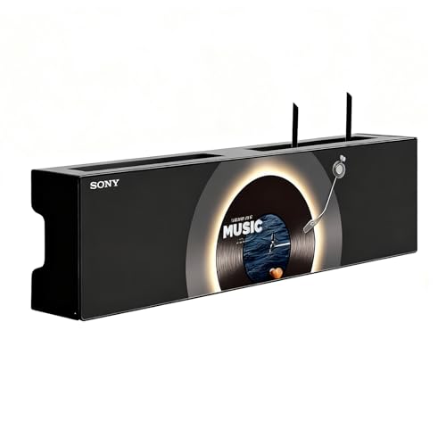 LUOWEIYA Router-WLAN-Schrank, Home-Media-Aufbewahrungsschrank, Keine Signalblockierung, Wandmontage-WLAN-Router-Aufbewahrungsbox für TV-Set-Top-Boxen, Kabelmediengeräte(60cm) von LUOWEIYA