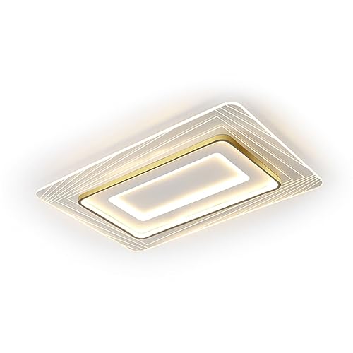 Deckenlampe Moderne ultradünne rechteckige Deckenleuchte Nordischer Stil Minimalistische Acryl LED Deckenleuchte Close To Ceiling Light Fixtures for Schlafzimmer, Esszimmer, Wohnzimmer(Infinitely dimm Deckenlampe Moderne ultradünne rechteckige Deckenleuchte Nordischer Stil Minimalistische Acryl LED Deckenleuchte Close To Ceiling Light Fixtures for Schlafzimmer, Esszimmer, Wohnzimmer(Infinitely dimm von LUOYAOB