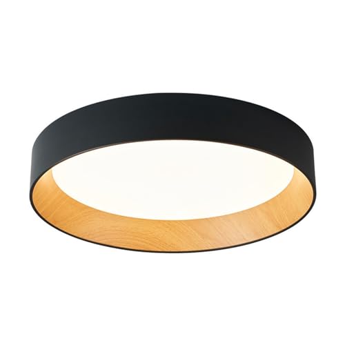 Deckenlampe Moderne ultradünne runde Deckenleuchte Nordische Metall-Acryl-LED-Deckenleuchte Nah an der Decke Beleuchtung for Schlafzimmer Küche Restaurant Wohnzimmer Balkon ( Color : Zwart , Size : Th von LUOYAOB
