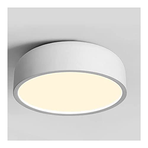 Deckenlampe Nordische runde LED-Deckenleuchte Bunte Unterputz-Deckenleuchte Einfach in der Nähe der Decke zu installieren Beleuchtungskörper for Schlafzimmer, Wohnzimmer, Arbeitszimmer, Café, Garderob von LUOYAOB
