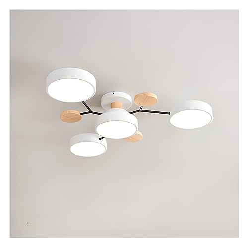 Deckenleuchte Wohnzimmerlampen Kreisförmige Moleküle Acryl LED Deckenleuchte Nordic Modern Semi Flush Mount Deckenleuchte Close To Ceiling Light Fixtures for Wohnzimmer, Esszimmer, Schlafzimmer, Flur, von LUOYAOB