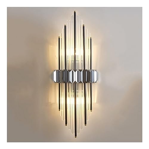 Korridorlampe Dekorative Wand Beleuchtung Moderne Luxus-Kristallröhre Wandleuchte Elegante Kristall-Wandleuchte in Bronze Wandleuchte for Schlafzimmer Wohnzimmer Badezimmer Flur Dekorieren Wandlaterne von LUOYAOB
