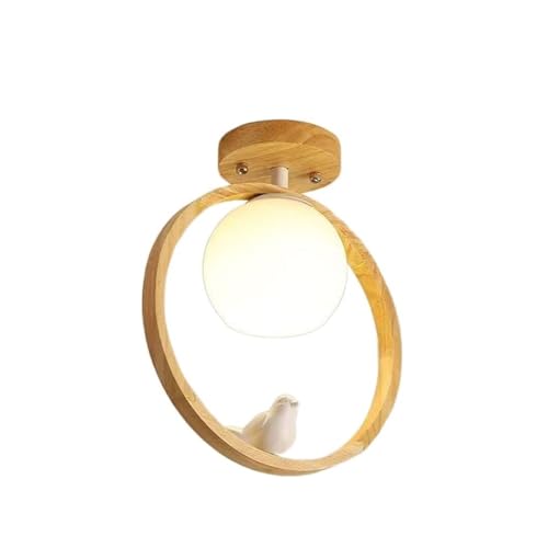 LUOYAOB Deckenleuchte Wohnzimmerlampen Log Style Einfache Deckenleuchte Vogel Art Deco Kugelform Deckenleuchte Semi Flush Mount Close to Ceiling Lighting Fixture for Eingang Gang Korridor LUOYAOB Deckenleuchte Wohnzimmerlampen Log Style Einfache Deckenleuchte Vogel Art Deco Kugelform Deckenleuchte Semi Flush Mount Close to Ceiling Lighting Fixture for Eingang Gang Korridor von LUOYAOB