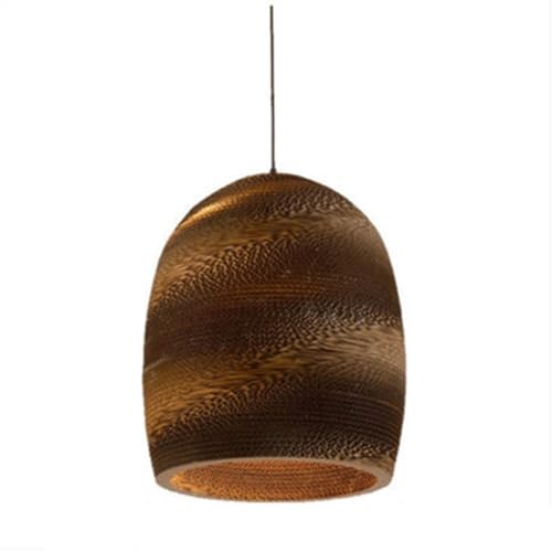 Modern Pendelleuchte Kreative Wabenpapier-Hängelampe Japanische Stil Pappe Hängelampe Altmodische Bauernhaus Kronleuchter for Wohnzimmer Küche Insel Bar Eingang Badezimmer Beleuchtung Fixture ( Size : von LUOYAOB