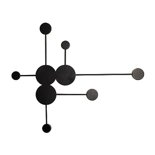 Wandleuchten 6-köpfige Kreativitäts-Wandleuchte im Minimalismus Moderne lineare Wandleuchten aus Metall Wandleuchte for Schlafzimmer Nachttisch Lesen Korridor Wohnzimmer Treppe(Zwart,Warm Light) von LUOYAOB