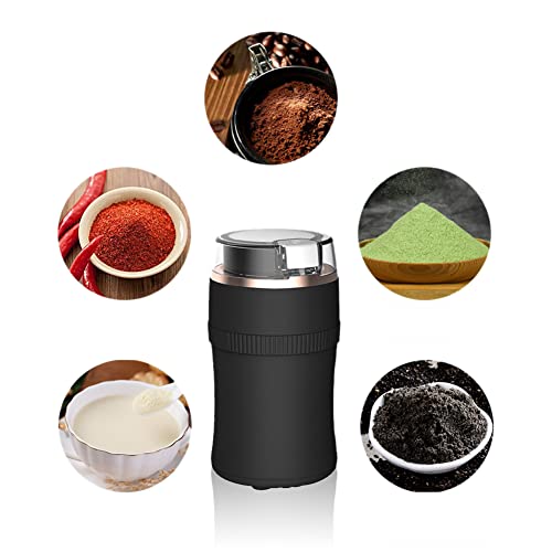 KaffeemüHle Elektrisch, 250l Gewürzmühle Leistungsstarker Motor Coffee Grinder Zum Mahlen Von Kaffee, Espresso, Nüssen Oder Gewürzen von LUPATDY