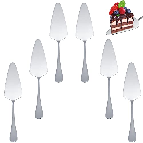 LUPATDY 6 Stück Tortenheber Edelstahl Profi Tortenschaufel Kuchenheber mit Feinem Wellenschliff für Küchen Restaurants Partys Spülmaschinenfest Tortenheber LUPATDY 6 Stück Tortenheber Edelstahl Profi Tortenschaufel Kuchenheber mit Feinem Wellenschliff für Küchen Restaurants Partys Spülmaschinenfest Tortenheber von LUPATDY